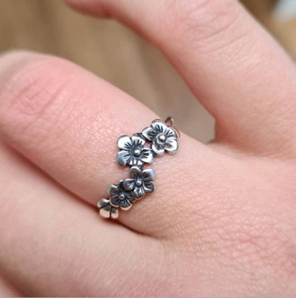 Ancient Silver Ring Personality Retro