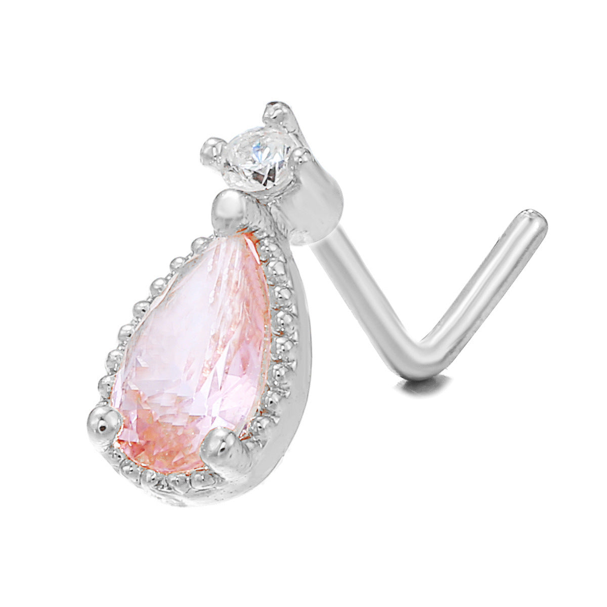 New Zircon Nose Stud Fashion Geometric Personality