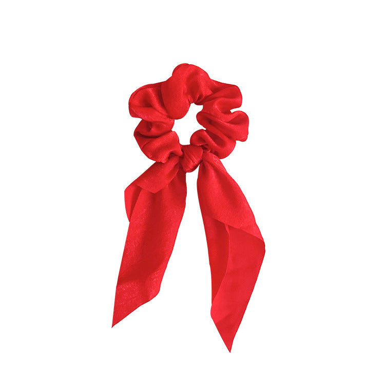 New Velvet Ribbon Large Intestine Ring Retro Detachable Scarf Headband Hair Accessories