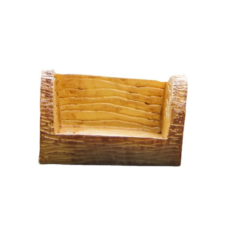 Resin Mushroom Size Stump Landscape Accessories
