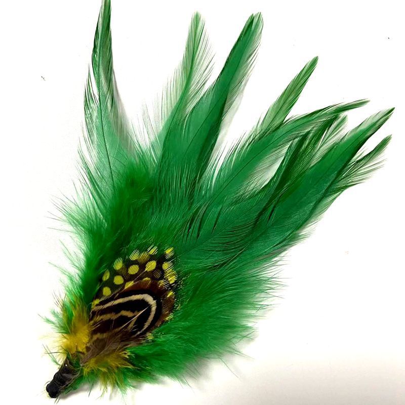 Small Feather Corsage Hat Flower Accessories