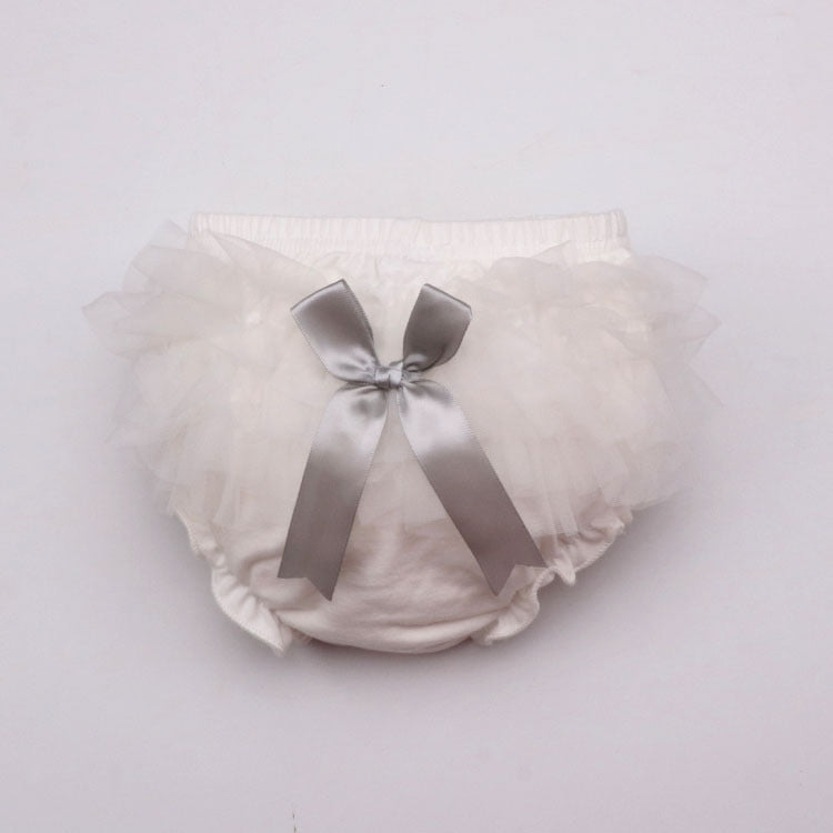 Bow Mesh Cute Shorts Infant Korean Children's Clothing