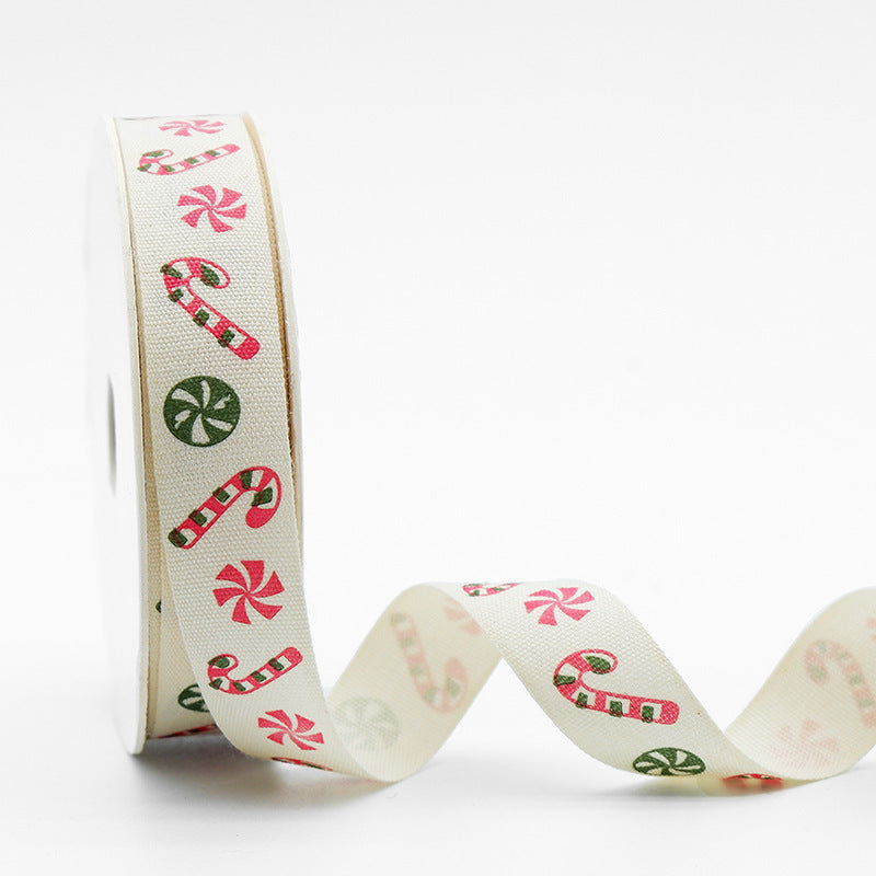 Cotton Printing Packaging Tape DIY Handmade Material Clothing Accessories
