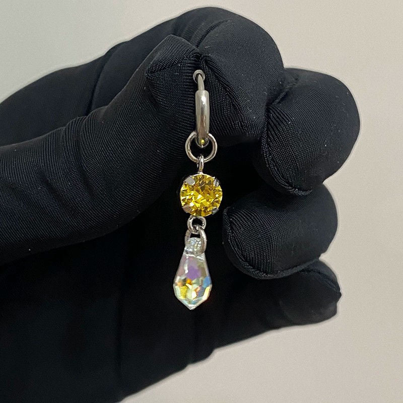 Water Drop Pendant Female Minority All-match High Sense Delicate Earrings