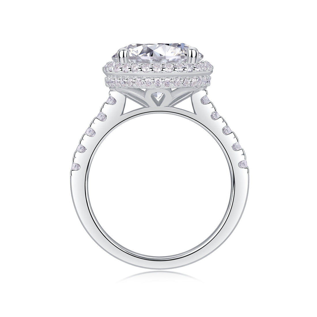 Starry Sky - A Fashionable And Luxurious Jewelry Piece Set With 5-carat Moissan Diamond S925 Sterling Silver And Platinum-plated Diamond