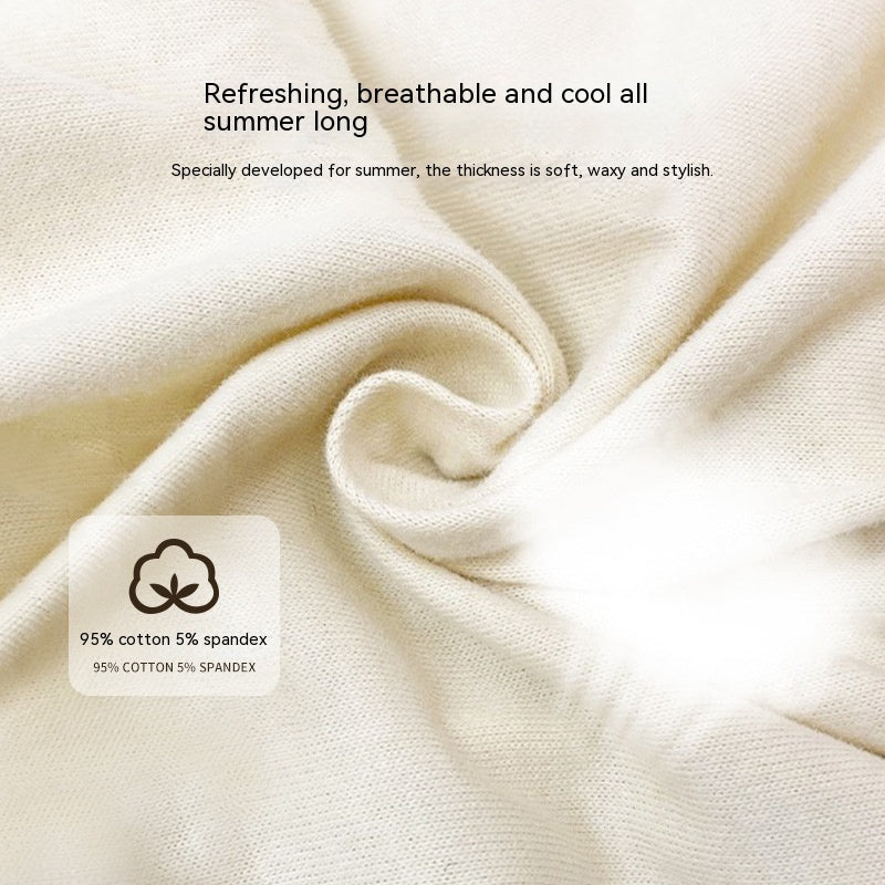 Summer Cotton Fruit Printed Clothing Short Sleeve