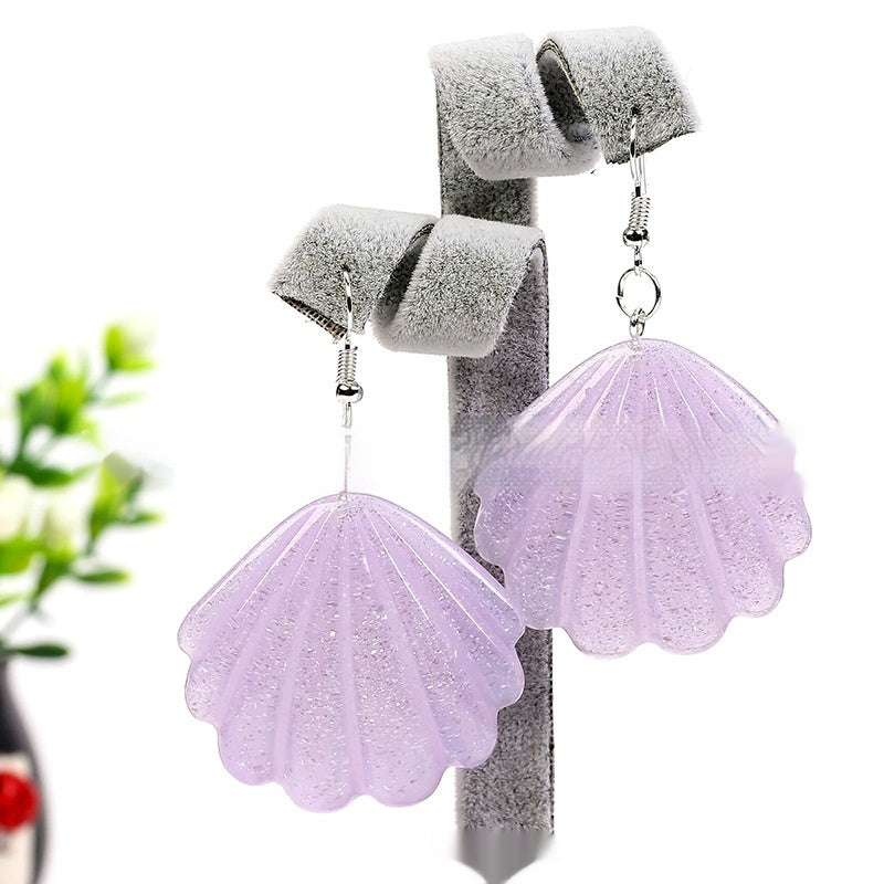 Resin Ocean Wind Personalized Simple Earrings