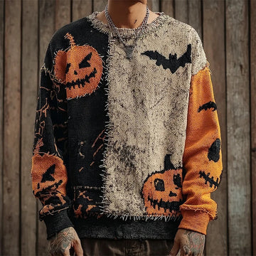 Halloween Men And Women Same Style Loose Sweater