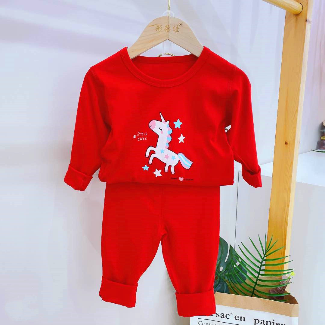 Home Service Suit Chinese Red Autumn Clothing Suit