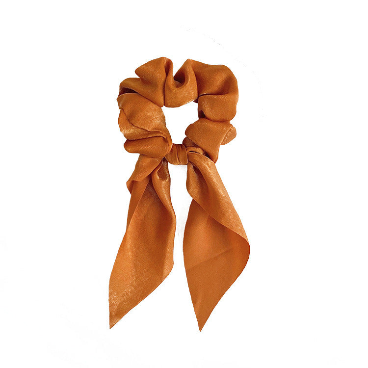 New Velvet Ribbon Large Intestine Ring Retro Detachable Scarf Headband Hair Accessories