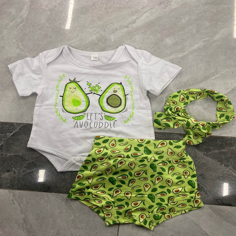 Newborn Clothing Suit Short-Sleeved One-Piece