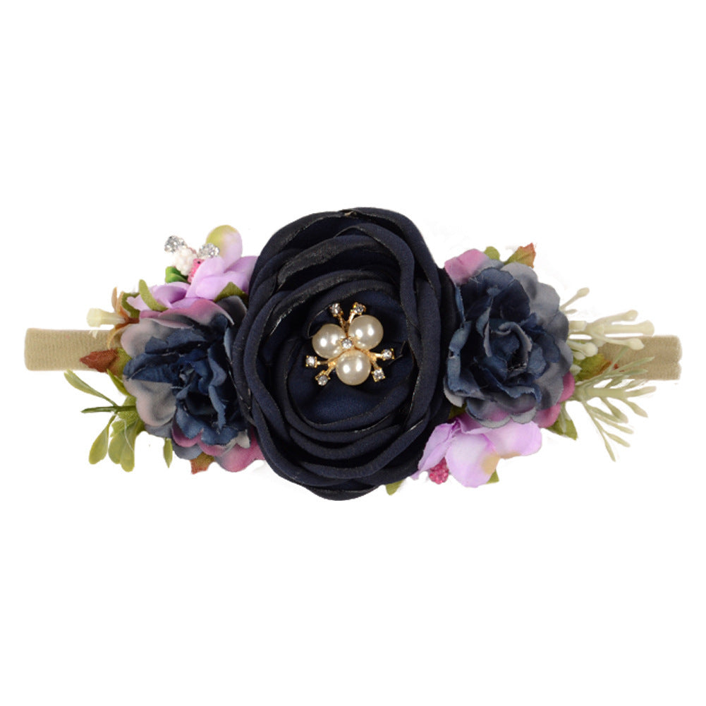 Sweet Child Simulation Head Flower Hair Accessories