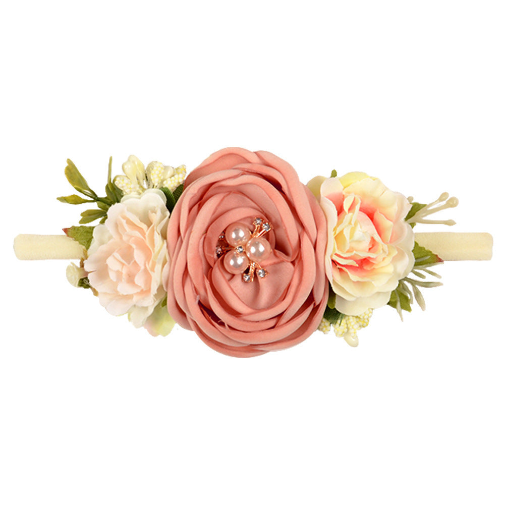 Sweet Child Simulation Head Flower Hair Accessories