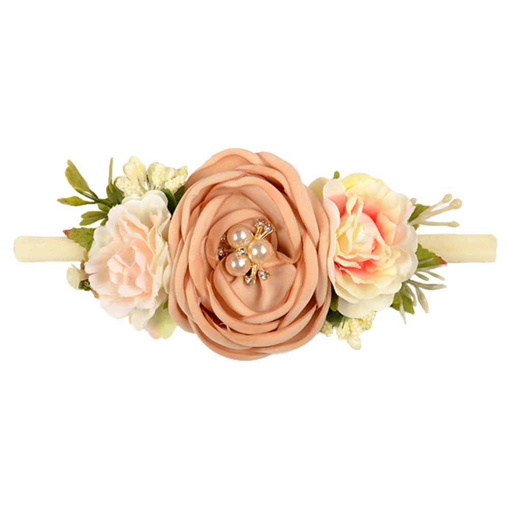 Sweet Child Simulation Head Flower Hair Accessories