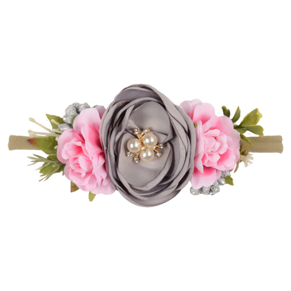 Sweet Child Simulation Head Flower Hair Accessories