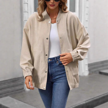 Pocket Cardigan Elegant Loose Women's Tops