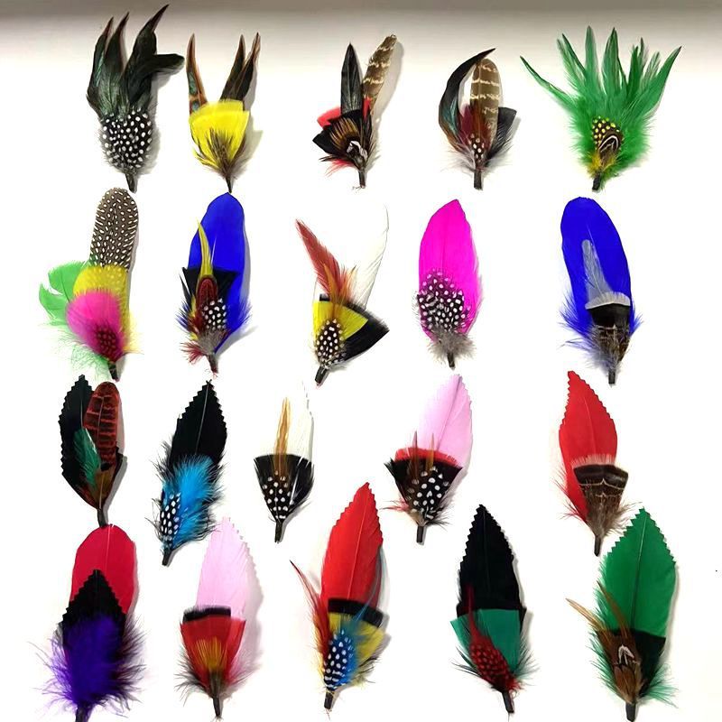 Small Feather Corsage Hat Flower Accessories