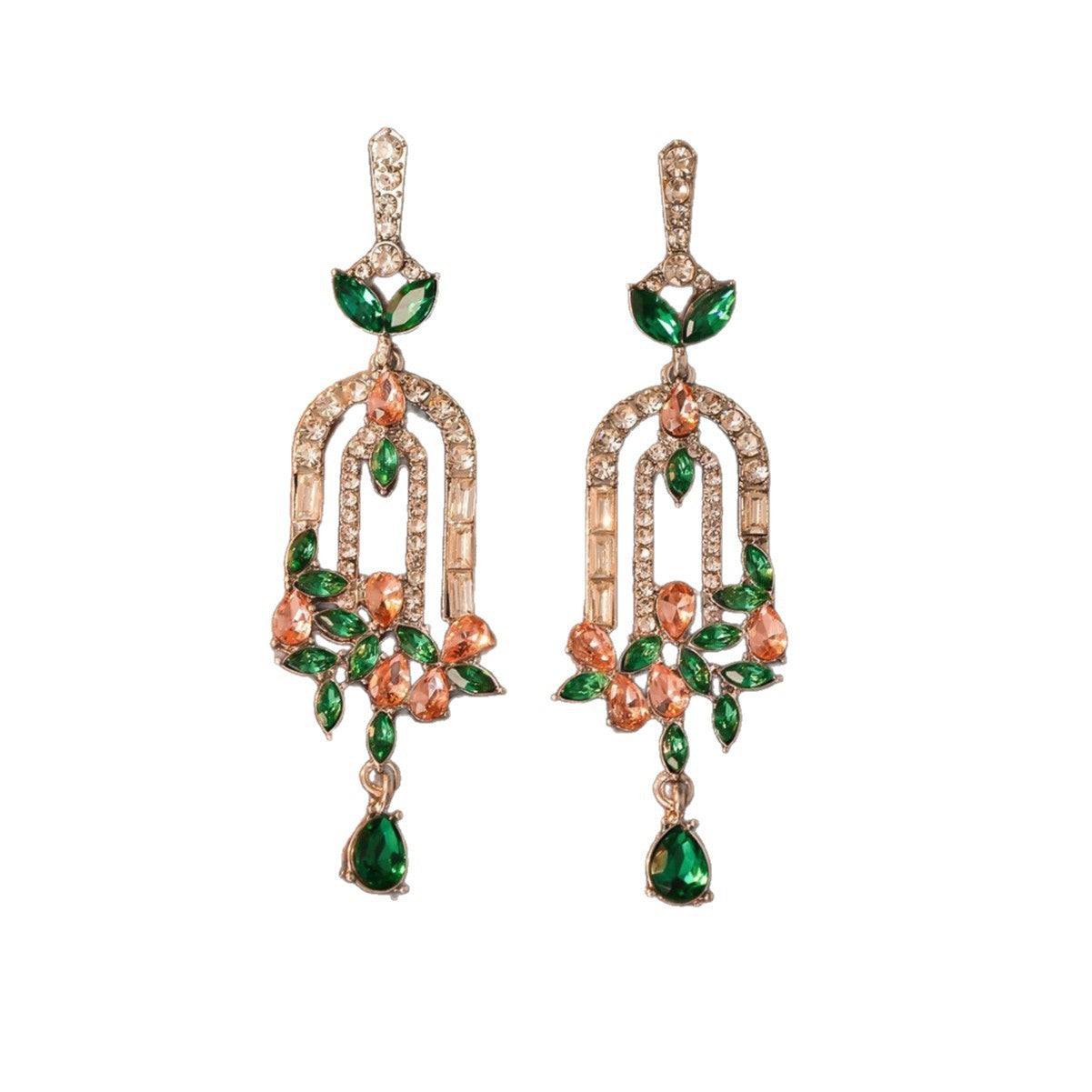 Flower Cluster Elegant Temperament Entry Lux Tassel Earrings
