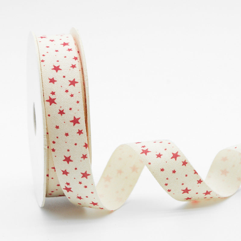 Cotton Printing Packaging Tape DIY Handmade Material Clothing Accessories