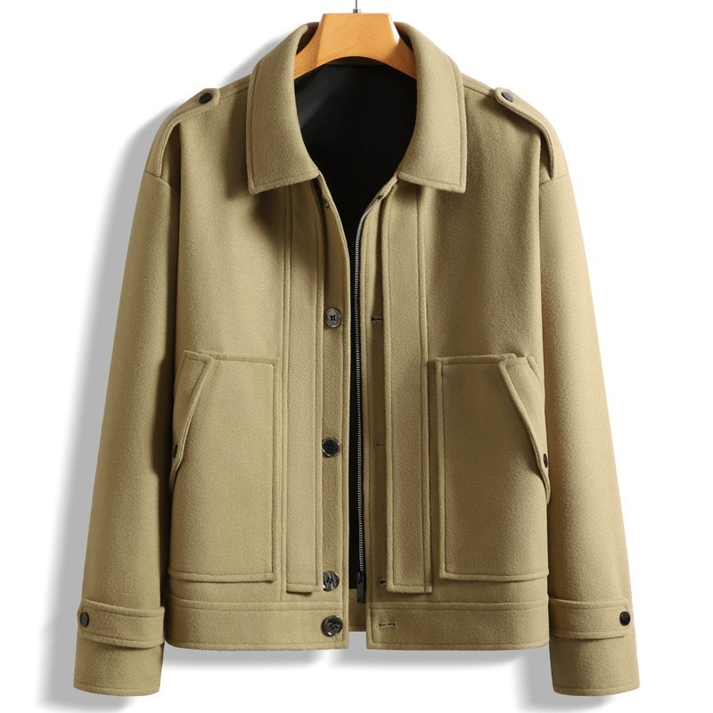 Men's Lapel Cotton Padded Warm Loose Casual Jacket