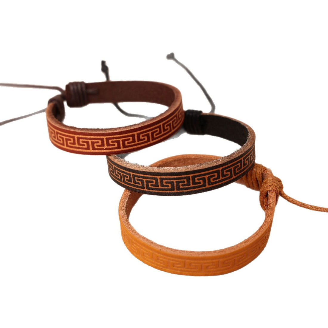 All-matching Elegant Decoration Cowhide Leather Wristband Bracelet