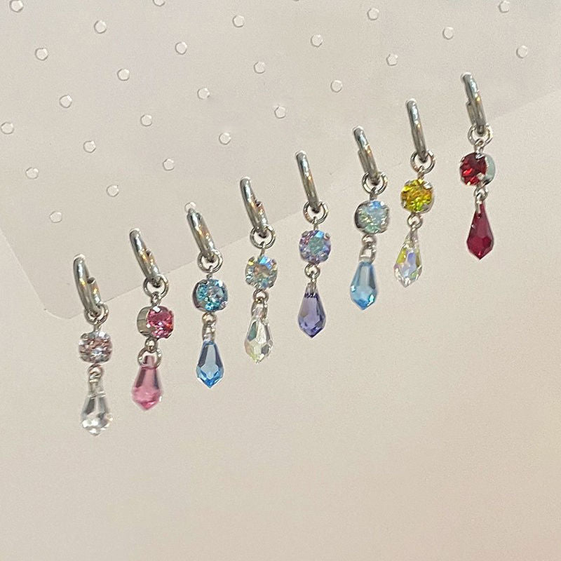 Water Drop Pendant Female Minority All-match High Sense Delicate Earrings