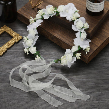 Women's Artificial Flower Garland Headdress Vacation Bridesmaid Accessories
