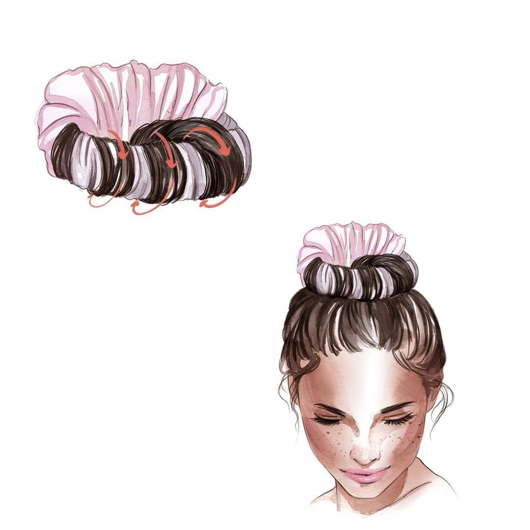 New Bandeau Accessories Style Pallet Fashion Commuter Hair Band Large Intestine Hair Ring Seamless Portable Sleep