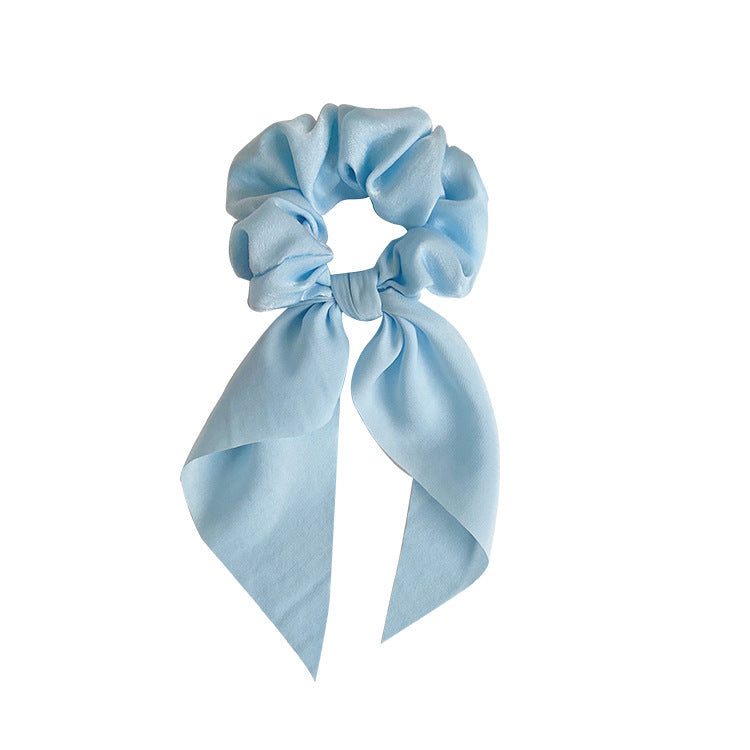 New Velvet Ribbon Large Intestine Ring Retro Detachable Scarf Headband Hair Accessories