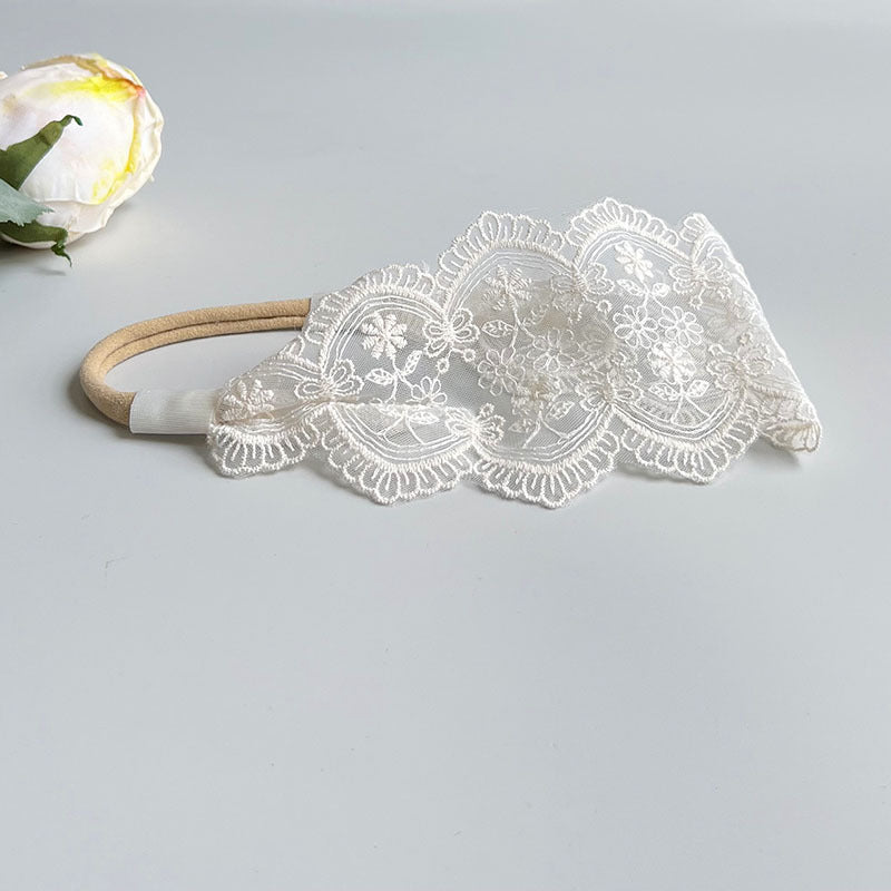 Children's Hair Accessories Lace Elastic Headband