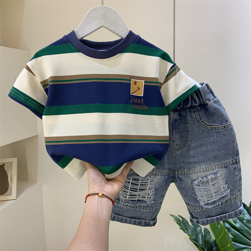 Summer Pu Handsome Clothes Fashion Baby Handsome Fashionable Children's Clothing