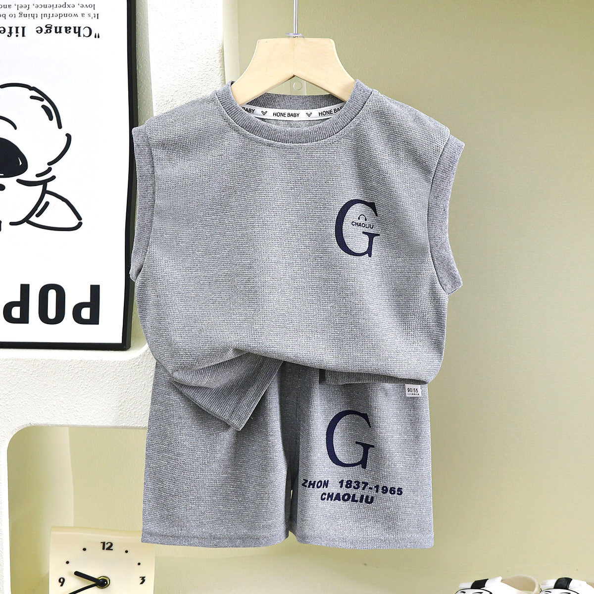 Children's Vest Suit Baby Clothes Summer Clothing