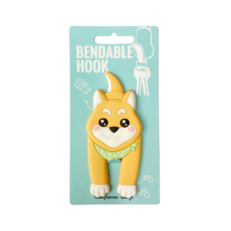 Cartoon Animal Refrigerator Stickers Hook Wire-wrap Board Magnetic Accessories Office Universal