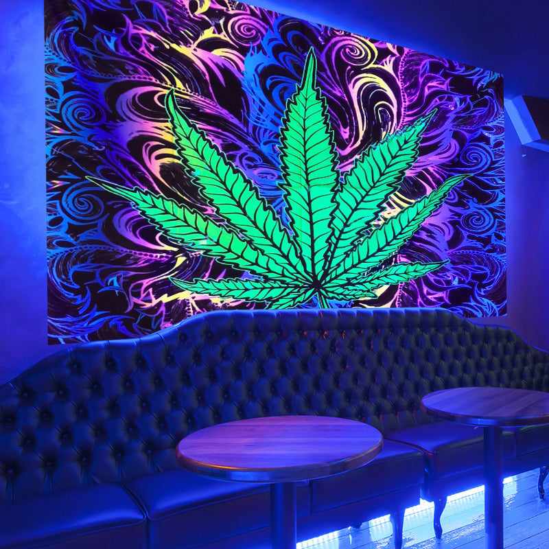 Fluorescent UV Light Printing Home Decor Tapestry Beach Towel