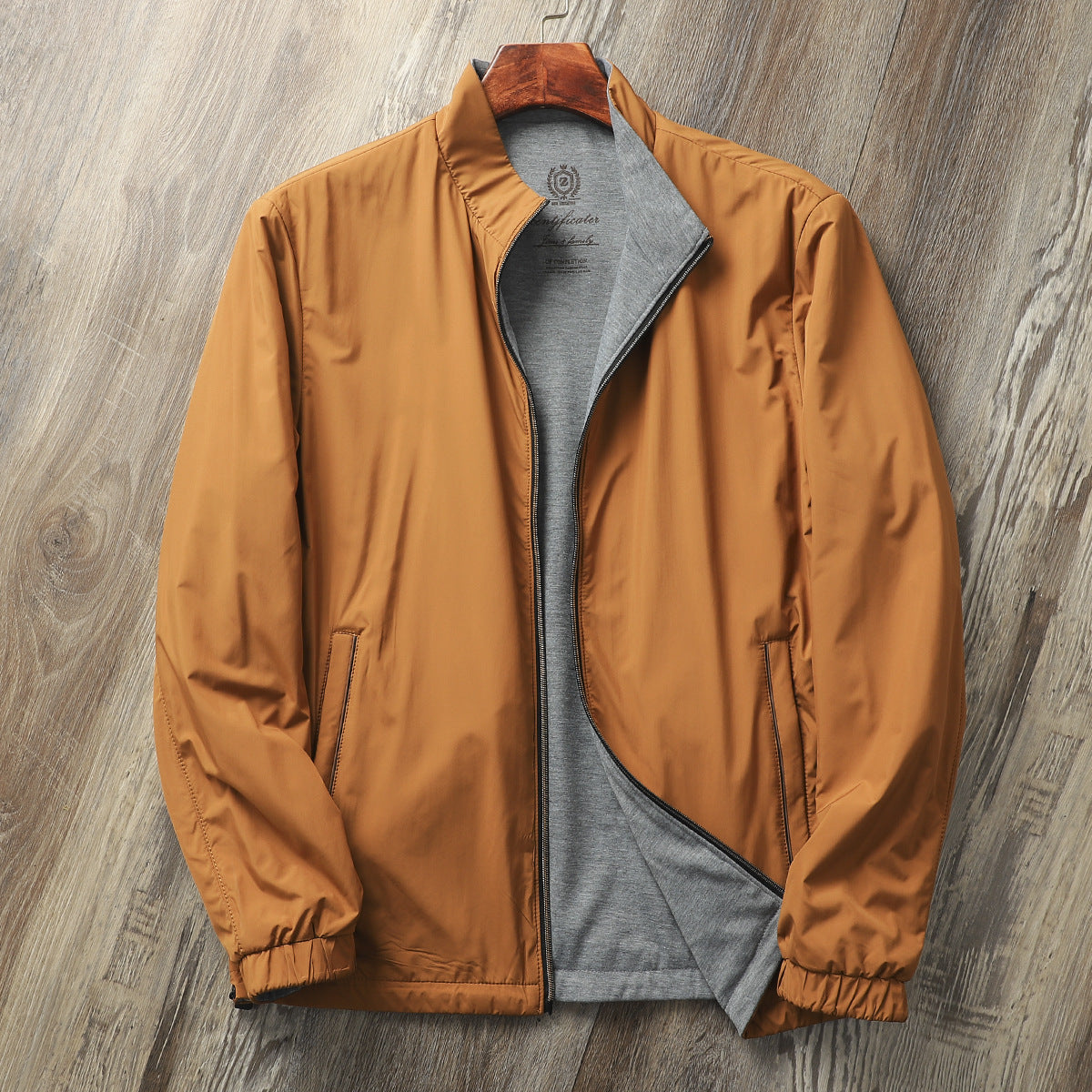 Men's High-end Business Casual Stand Collar Simple Jacket