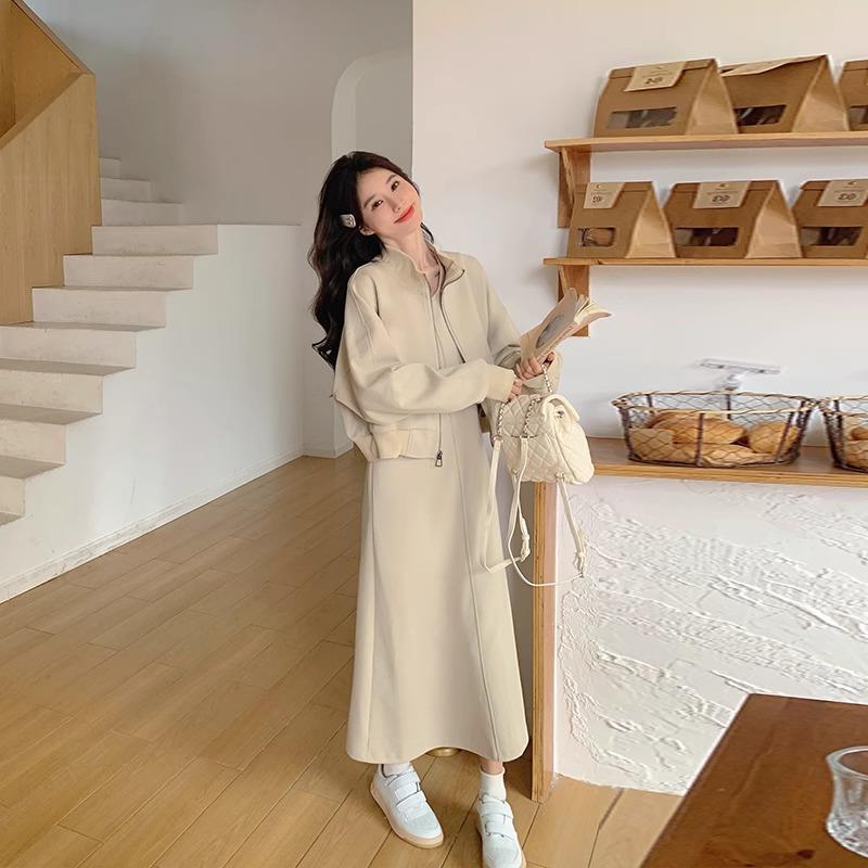 Western Style Youthful-looking Covering Belly Thin Suit