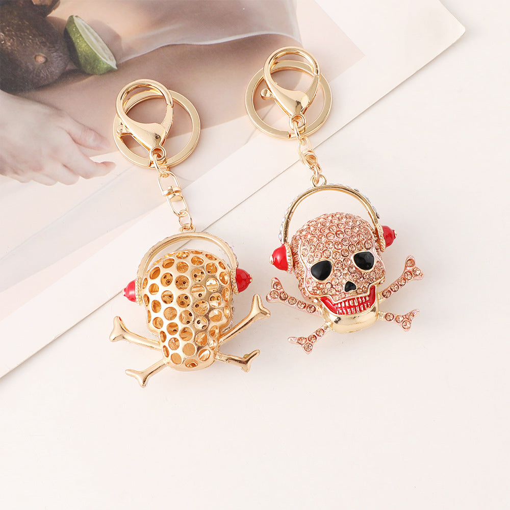 Creative And Versatile Skeleton Car Keychain Pendant