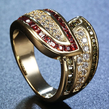 Women's Fashion Personality New Peridot Ring