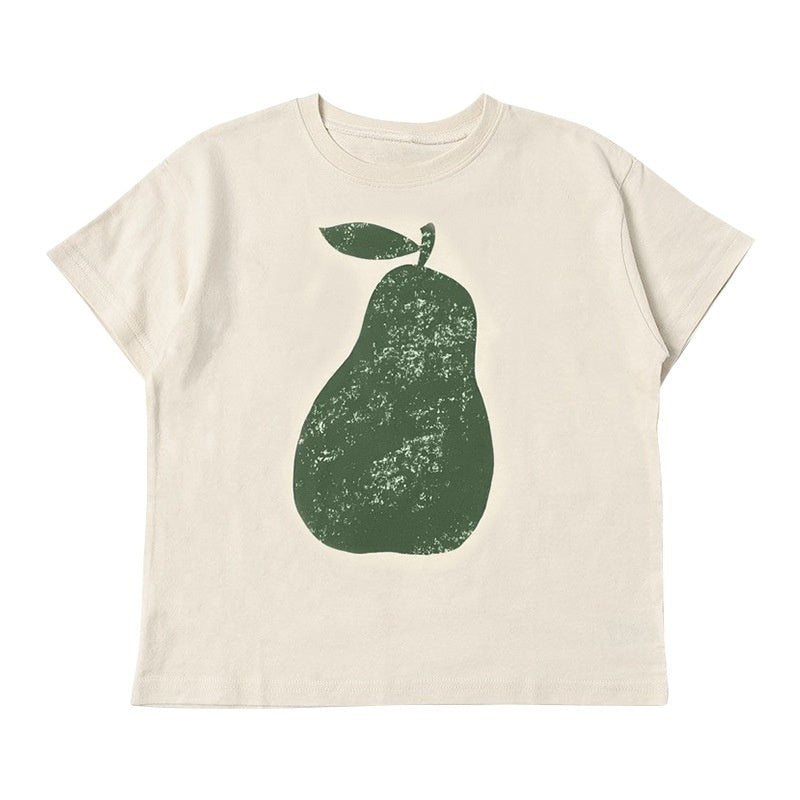 Summer Cotton Fruit Printed Clothing Short Sleeve