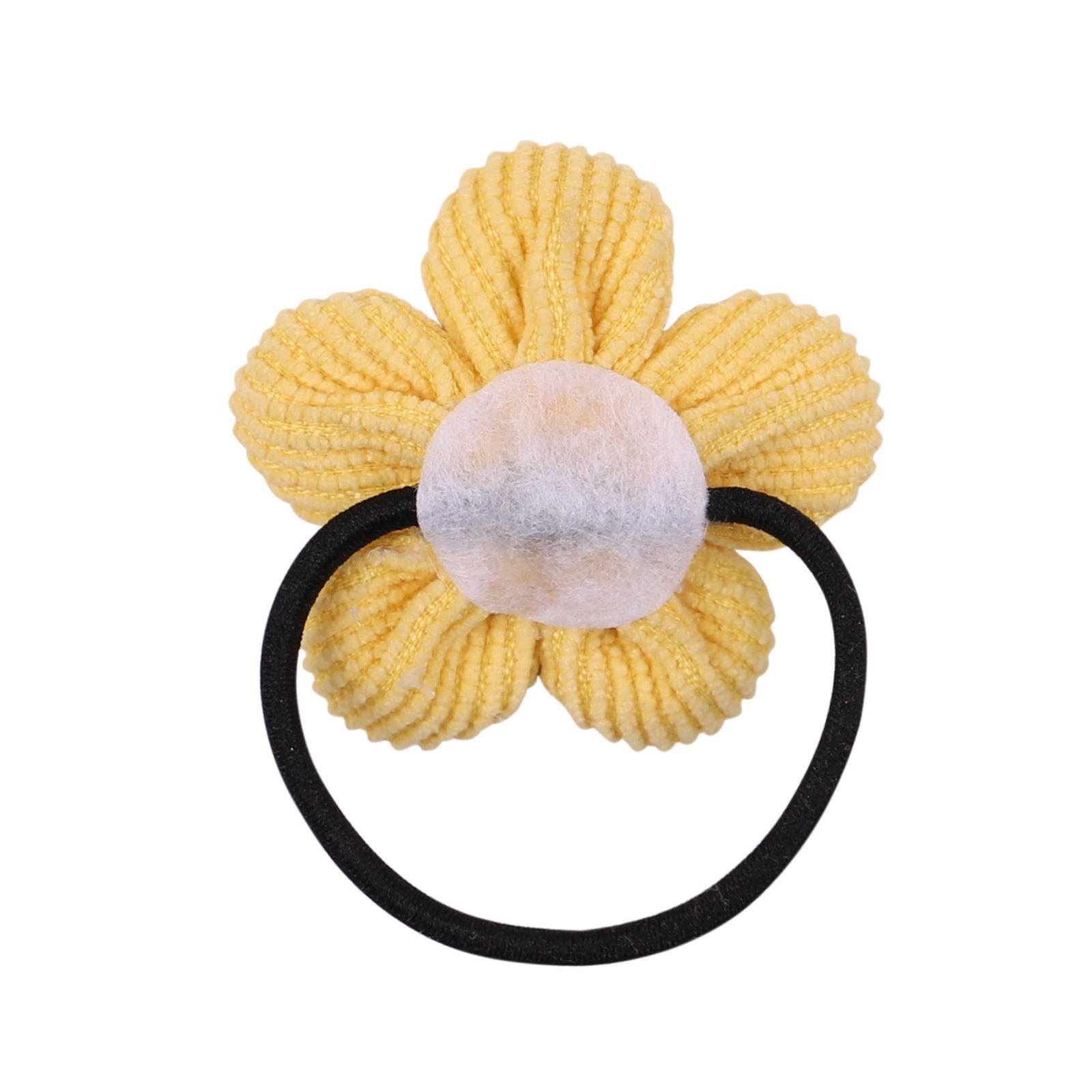 Cute Children Color Flower Rope Student Hair Band Hair Rope Hair Accessories