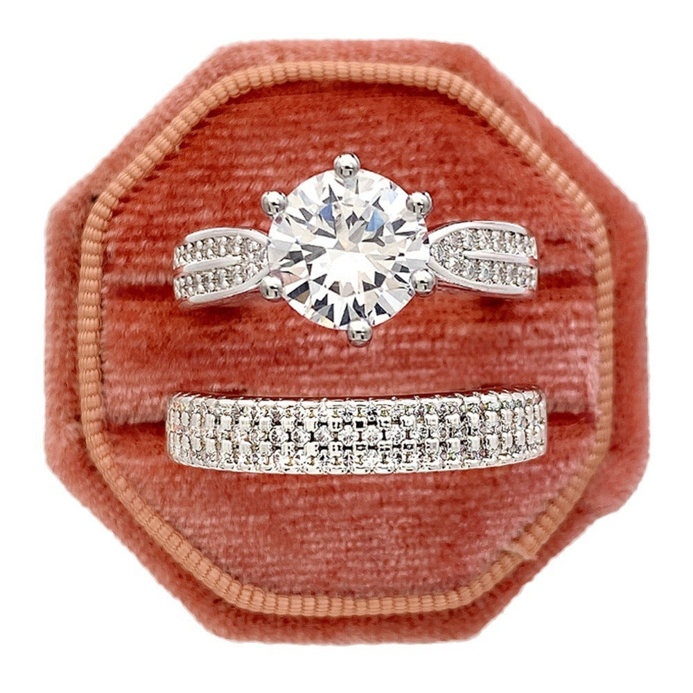 Luxury Wedding Combined Ring Simple Bracelet