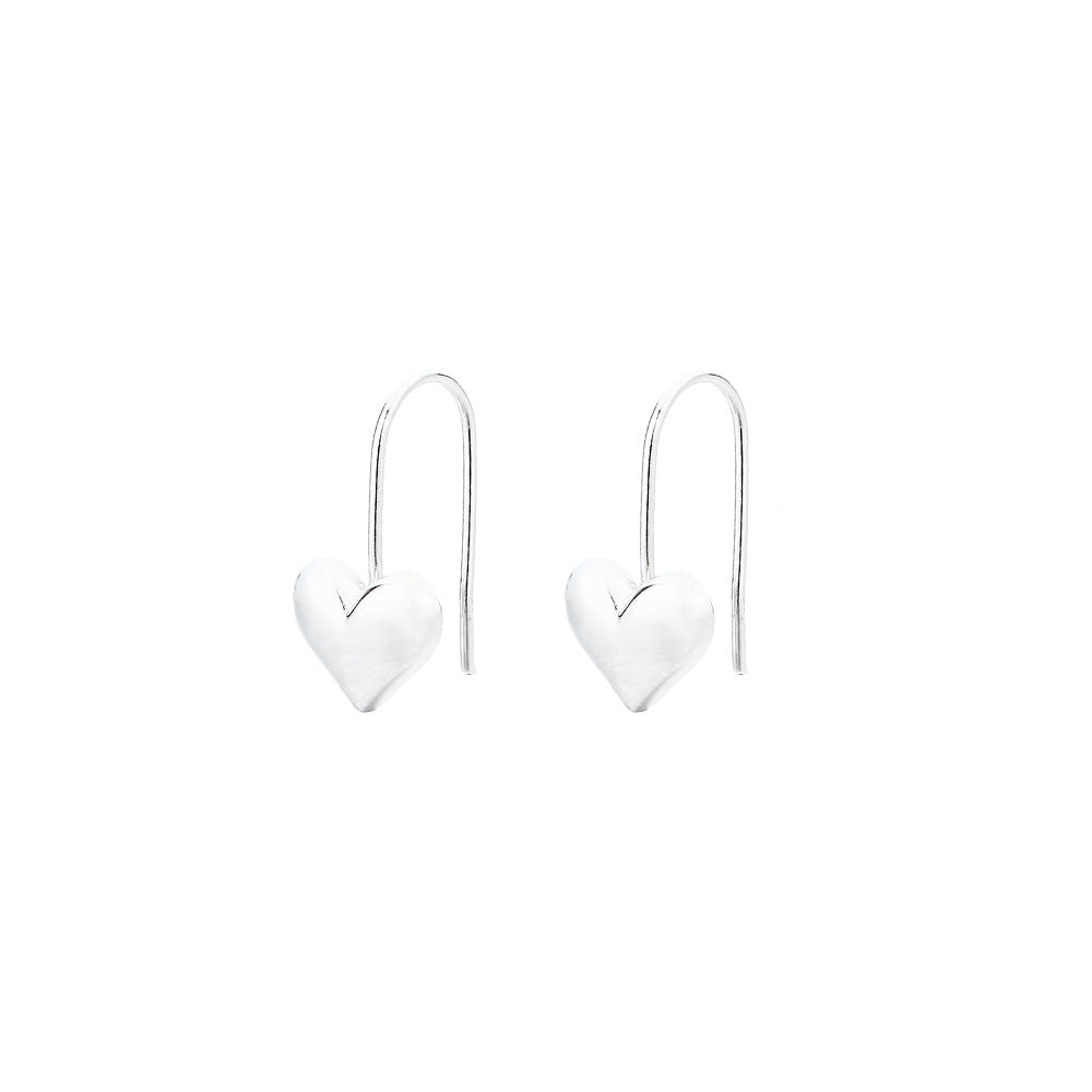 Three-dimensional Glossy Love Cute Sister Earrings