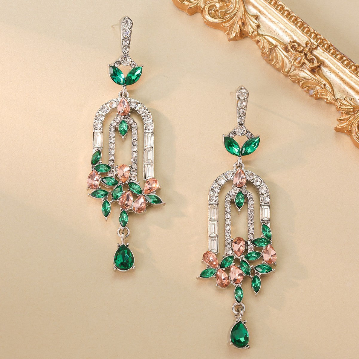 Flower Cluster Elegant Temperament Entry Lux Tassel Earrings