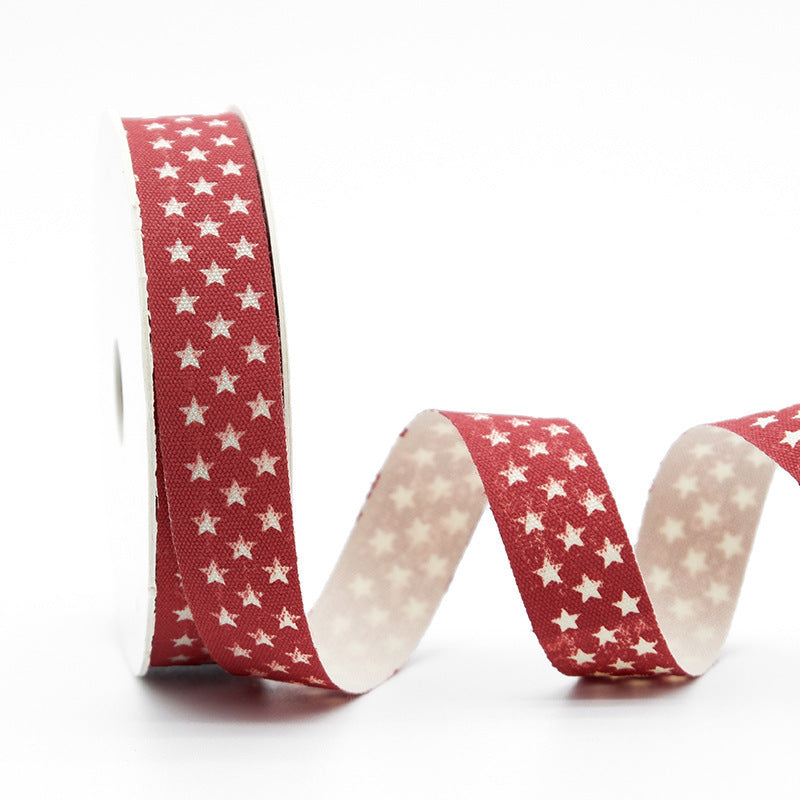 Cotton Printing Packaging Tape DIY Handmade Material Clothing Accessories