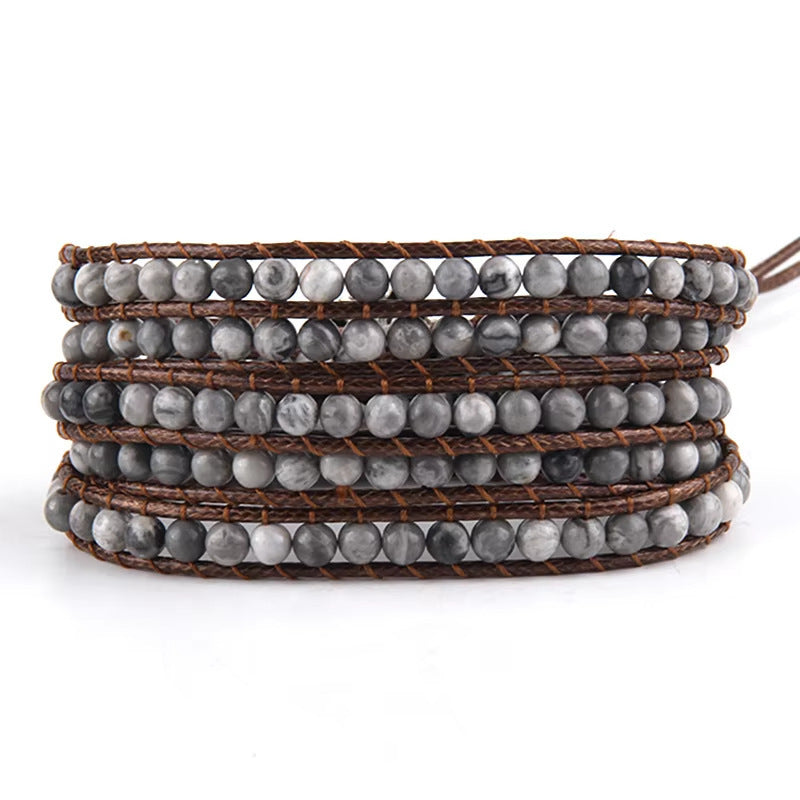 Women's Adjustable 5-row Winding Bracelet