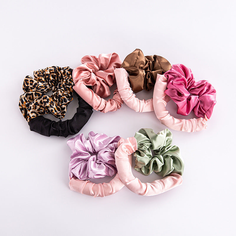 New Bandeau Accessories Style Pallet Fashion Commuter Hair Band Large Intestine Hair Ring Seamless Portable Sleep