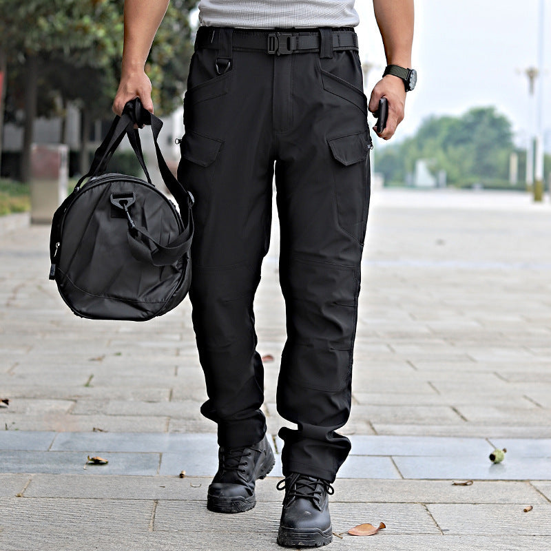 Men's Camouflage Outdoor Stretch Wear-resistant Loose Trousers