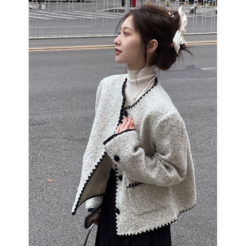 High Sense Temperament Coat Niche Short All-match