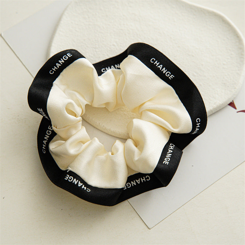 Large Intestine Hair Band Head Rope Contrast Color Cloth Hair Accessories