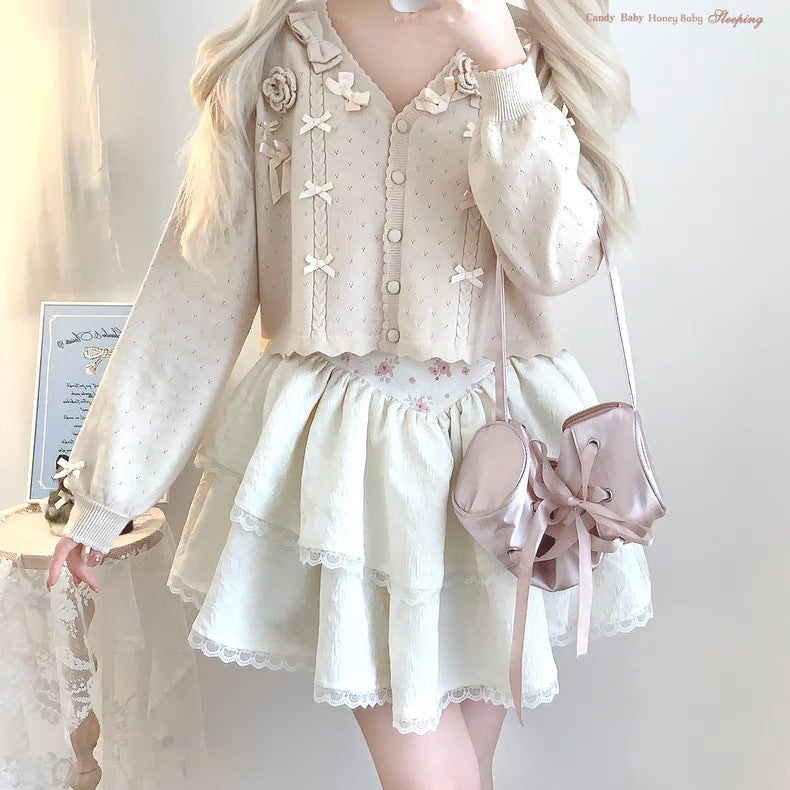 Single-breasted Cardigan Shawl Knitted Coat